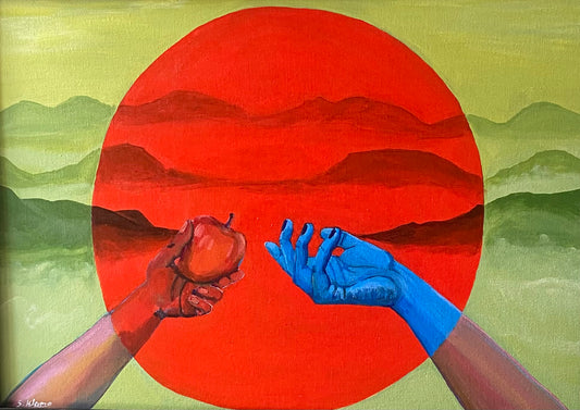 You see my red as blue - print