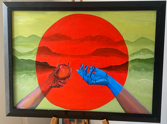You see my red as blue - Original